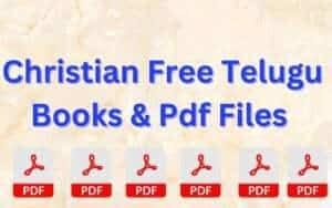 Christian Telugu PDF Files